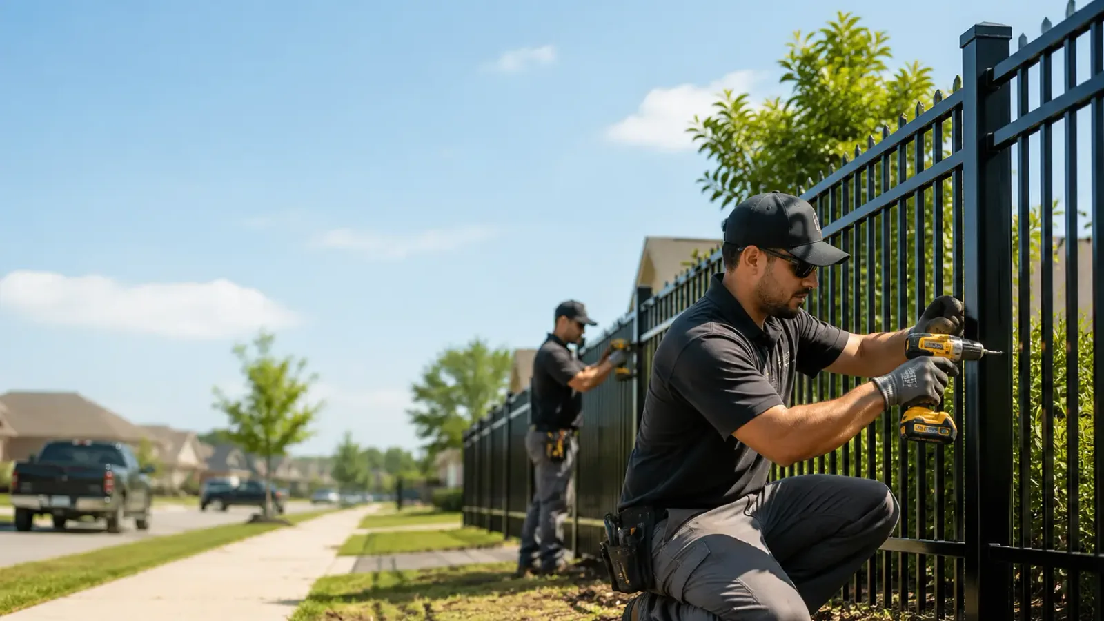 Metal Fence Installation in Clifton, VA